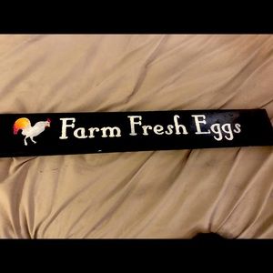 🐓🥚Wooden Country Sign